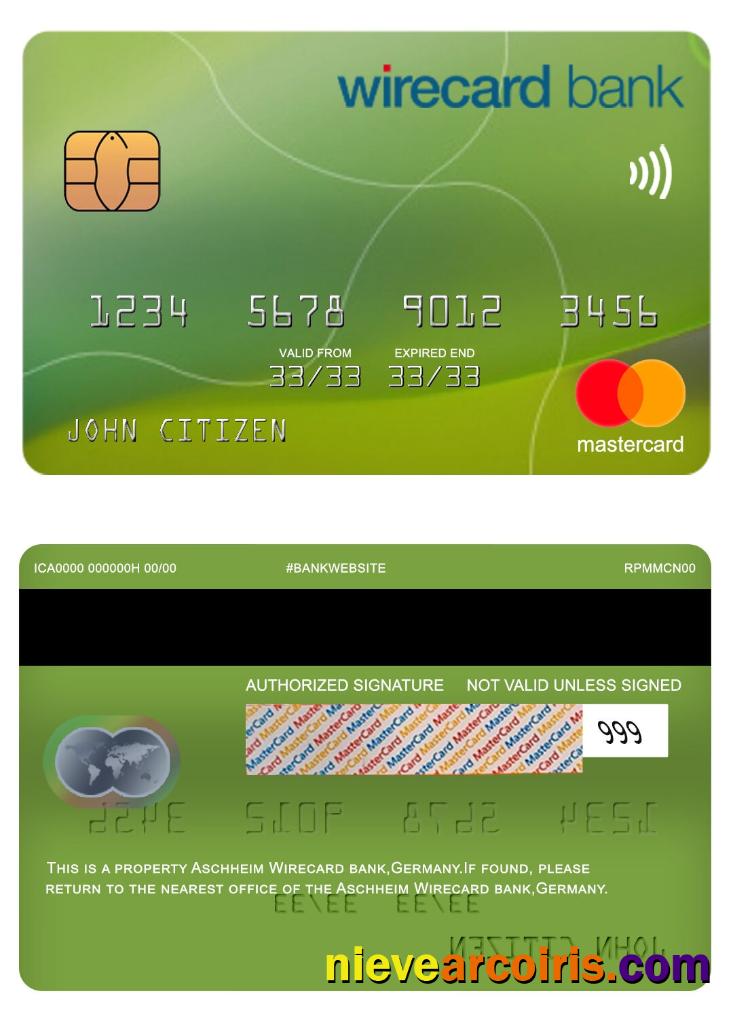Germany Aschheim Wirecard bank mastercard